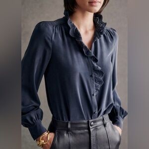 Sesame Chlo Shirt - Navy